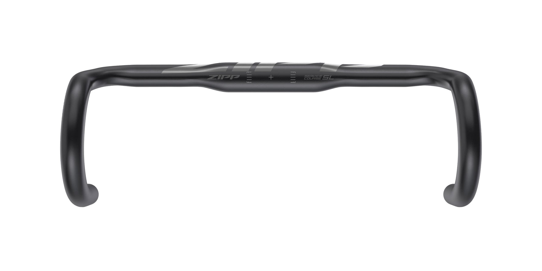 Zipp Service Course SL drop handlebar in matte black finish with gloss logos