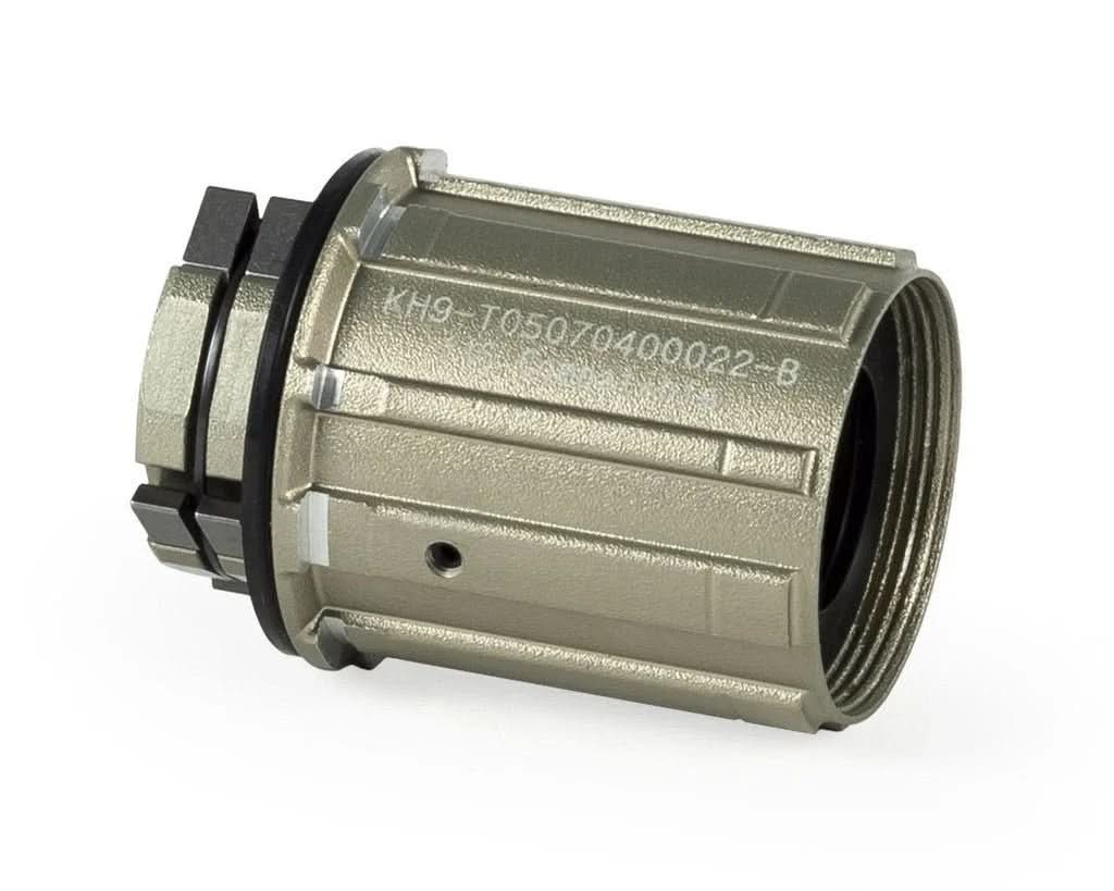 HED GP Shimano 11 speed freehub body in silver metallic finish