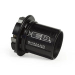 HED black freehub body with Shimano 11 speed compatibility markings