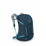 Osprey Hikelite 26 hiking backpack in dark teal with gray straps and blue accents