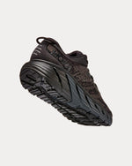 HOKA Gaviota 4 men's running shoe in black colorway showing sole and upper