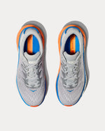 HOKA Gaviota 4 men's running shoes in Harbor Mist colorway with blue orange trim