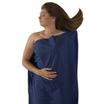 Sea To Summit Expander Travel Liner - Mummy with Hood Navy Blue