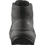 Salomon Genesis MID GTX hiking boot rear view showing heel counter and ankle collar