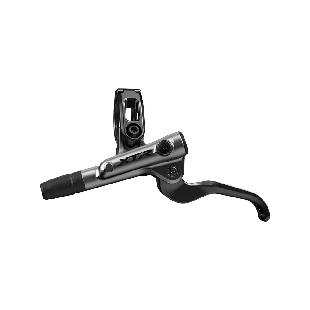 Shimano XTR BL-M9100 left hydraulic disc brake lever in black and silver finish