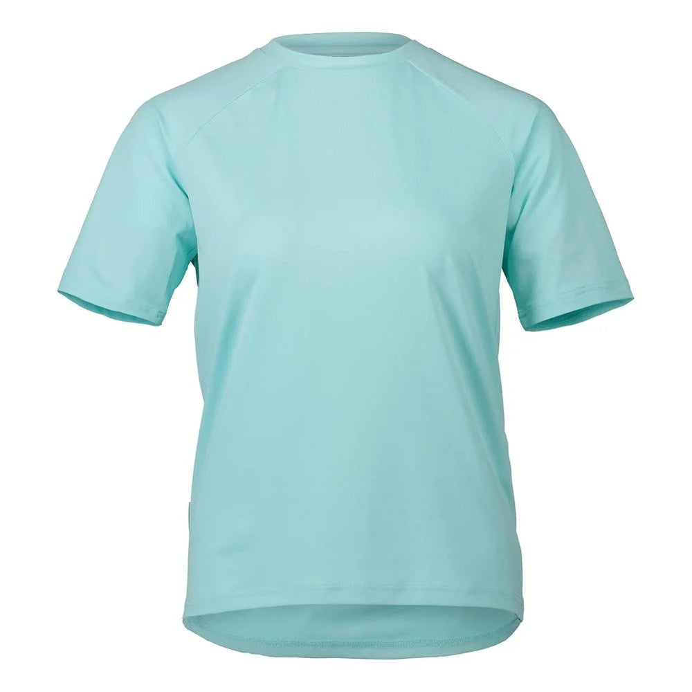 POC Essential MTB women's short sleeve cycling tee in light mint green