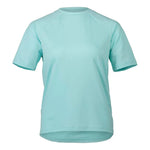 POC Essential MTB women's short sleeve cycling tee in light mint green