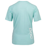 POC Essential MTB women's t-shirt in light green, back view showing logo