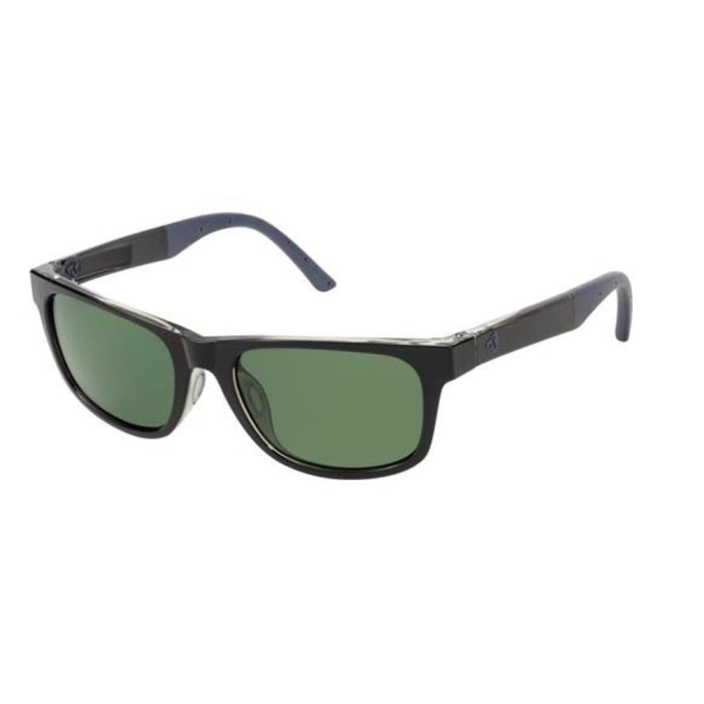 Ryders Eyewear Lasso polarized sunglasses in black with green lenses