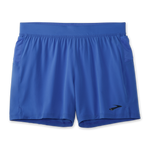 Brooks Sherpa 5-inch men's running shorts in blue with elastic waistband
