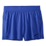 Brooks Sherpa 5-inch men's running shorts in bright blue with elastic waistband