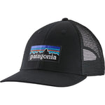Patagonia P-6 Logo LoPro Trucker Hat - Black