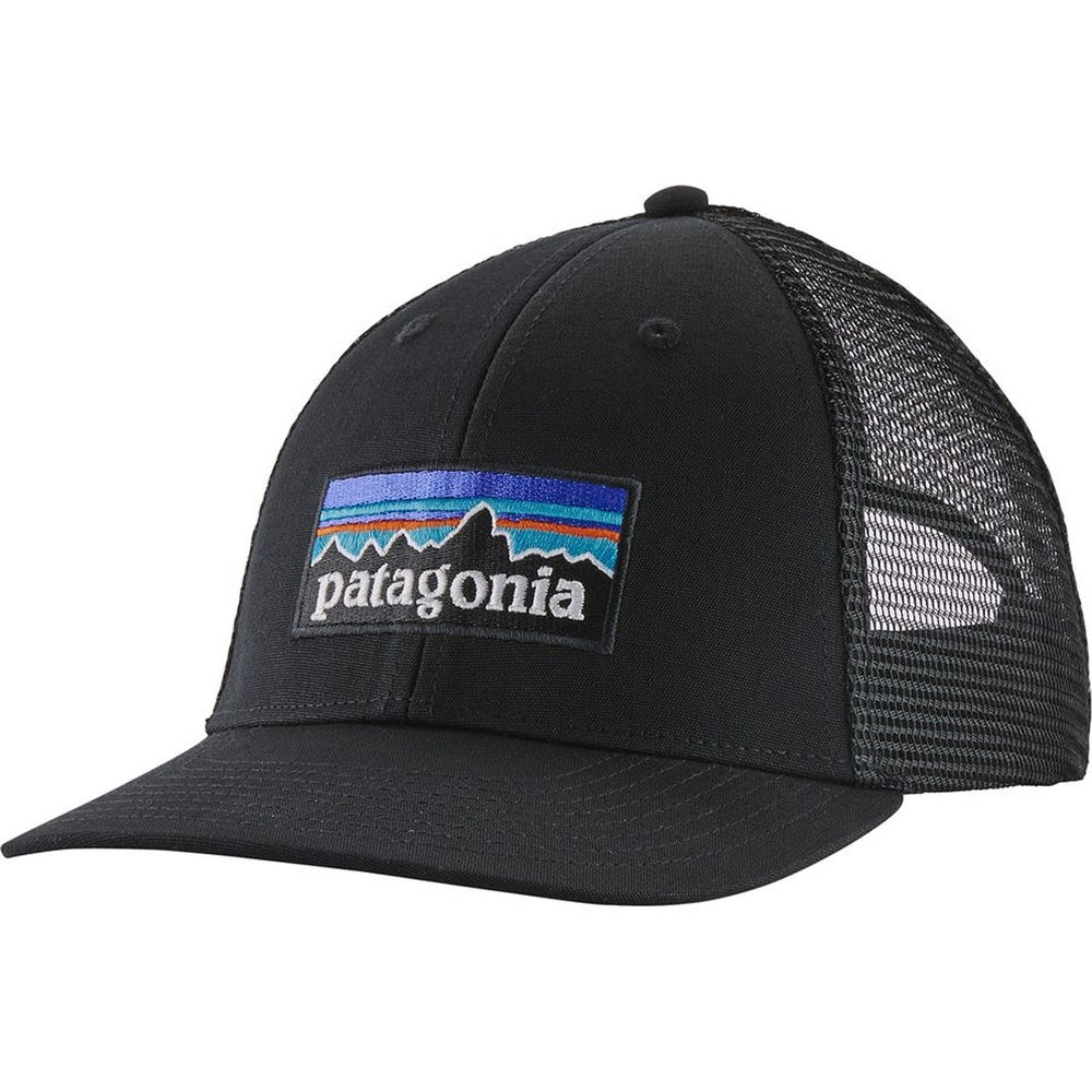 Patagonia P-6 Logo LoPro Trucker Hat - Black