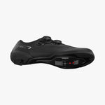 Shimano RC7 black cycling road shoe with dual BOA dials and carbon sole