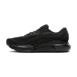 Brooks Adrenaline GTS 24 men's running shoe in all black colorway side view