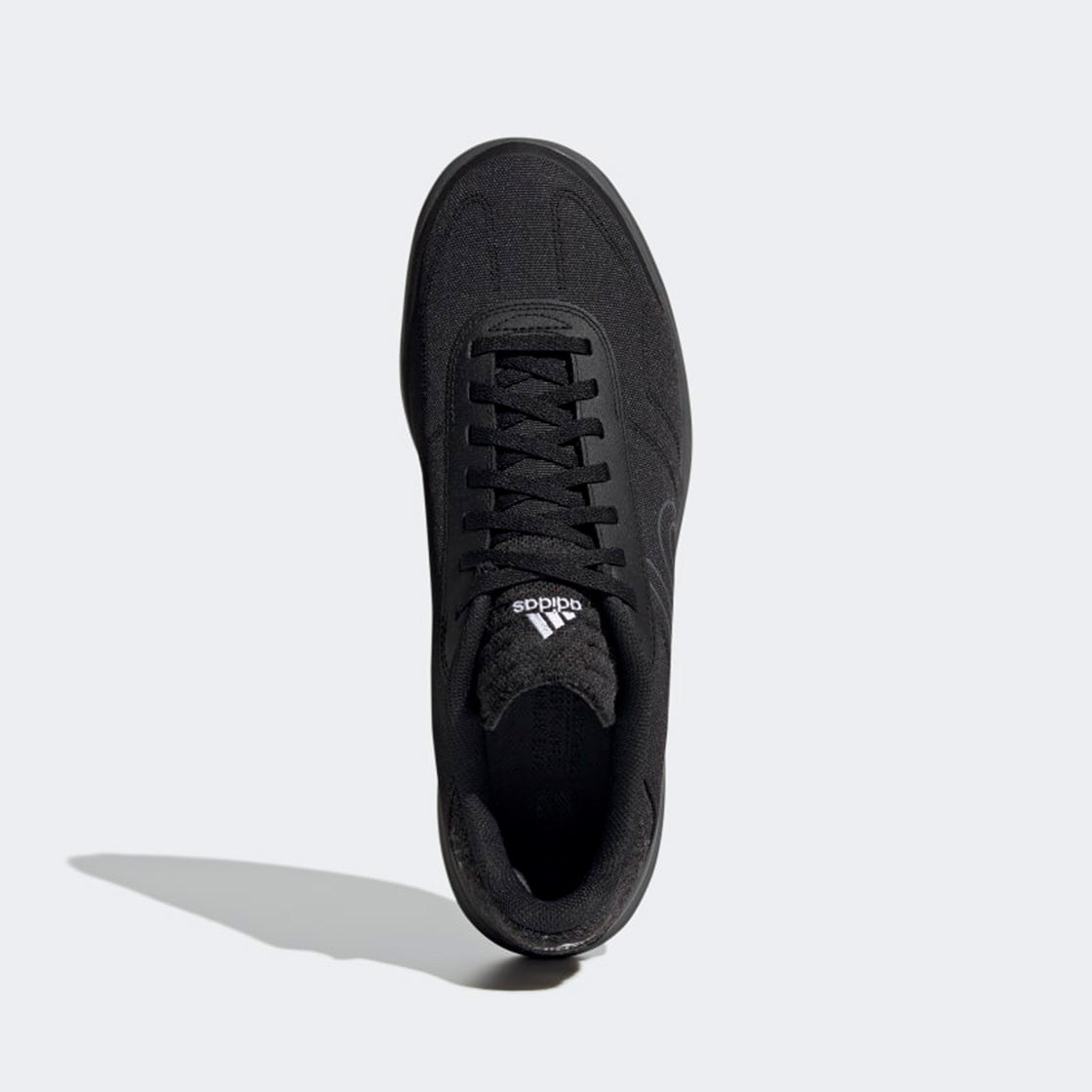 Black Five Ten Sleuth DLX Canvas men's sneaker shown from above on white background