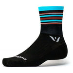 Swiftwick Aspire Four Socks - Black/Blue