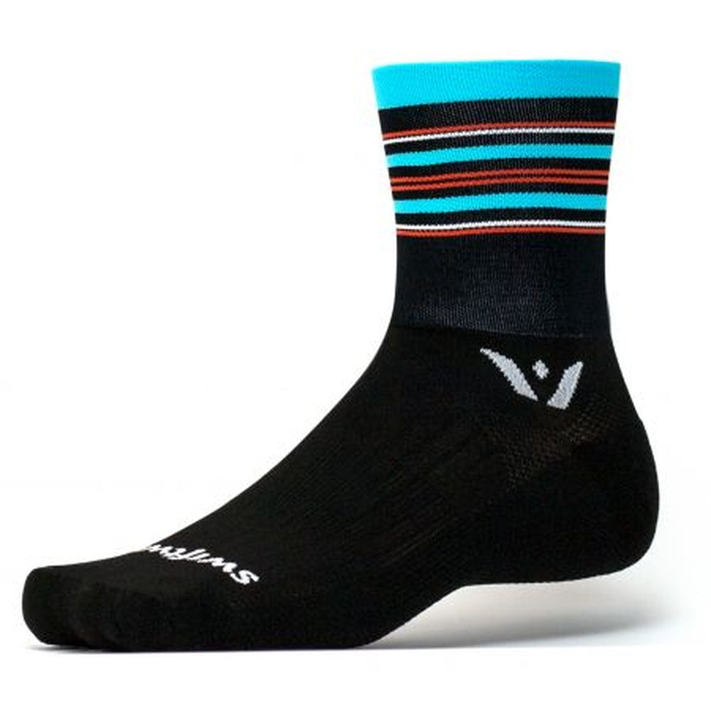Swiftwick Aspire Four Socks - Black/Blue
