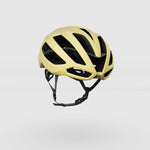 KASK Protone Icon cycling helmet in celestial yellow matte finish with ventilation