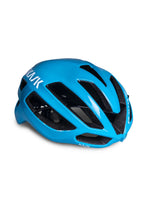 KASK Protone Icon cycling helmet in light blue with aerodynamic design