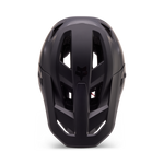 Fox Racing Youth Rampage Mountain Bike Helmet in Matte Black - Top View