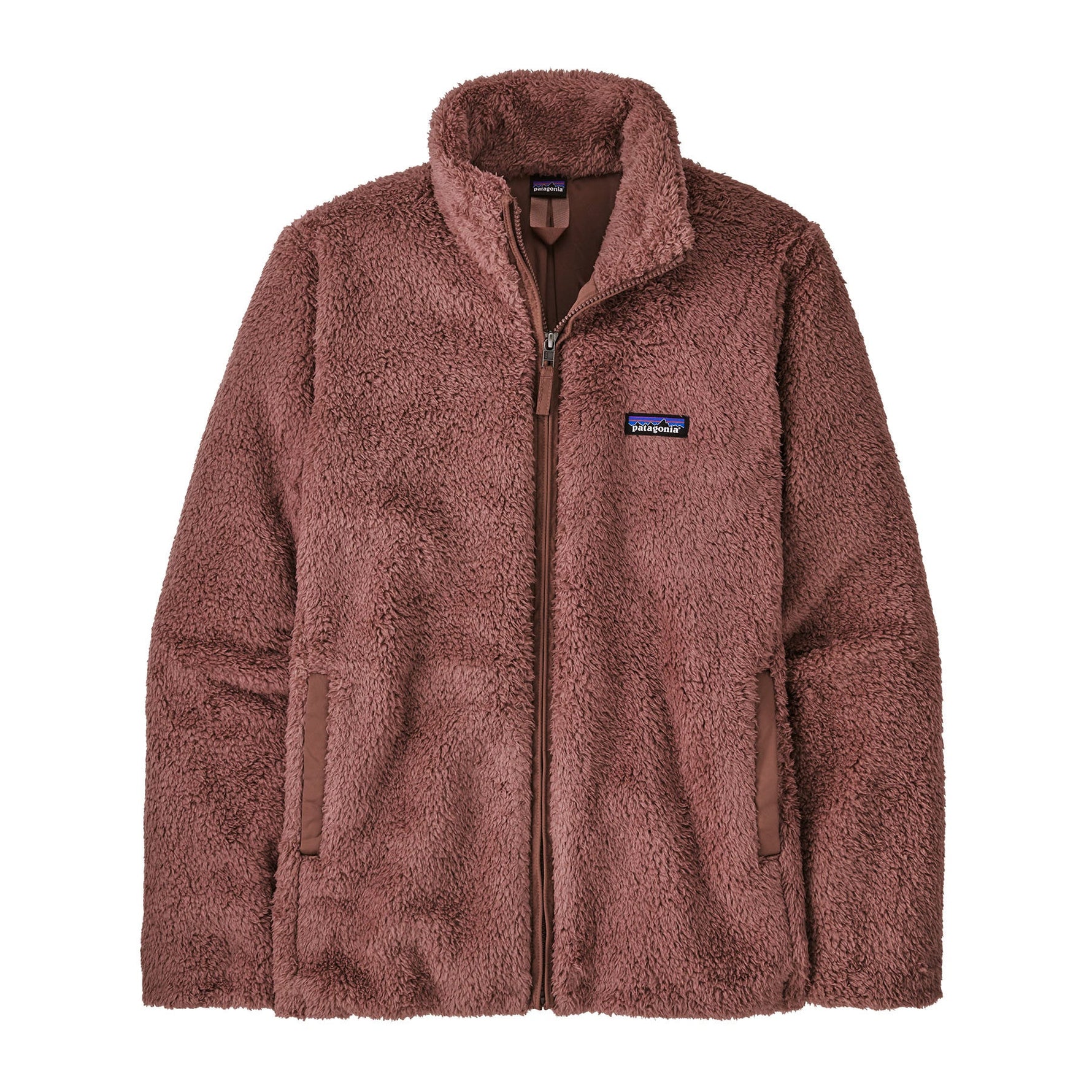 Patagonia Women's Los Gatos Jacket in Dulse Mauve fleece with full zip