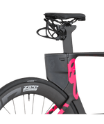Scott Plasma RC Pro triathlon bike rear section showing seat post and wheel