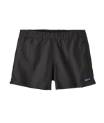 Patagonia Women's Barely Baggies Shorts in black with elastic waistband