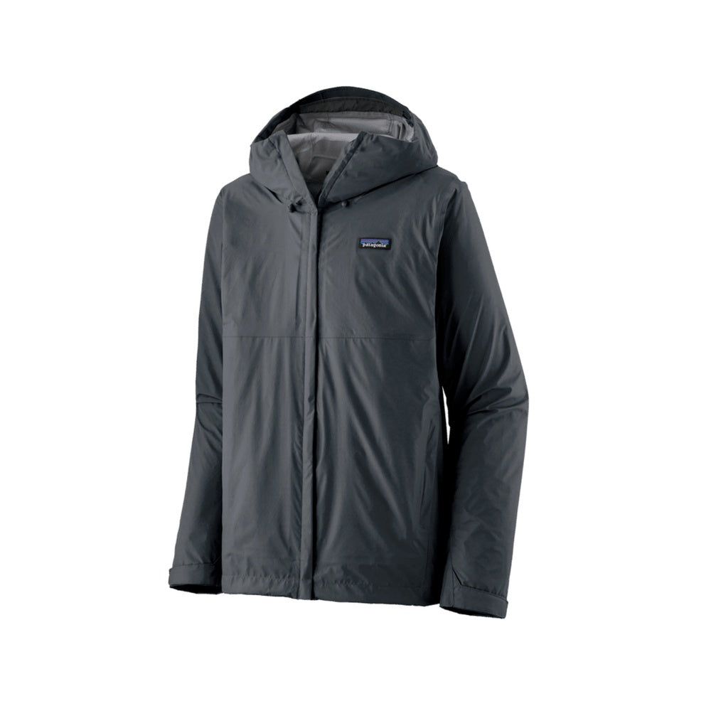 Patagonia Torrentshell 3L Rain Jacket in Seabird Grey with hood