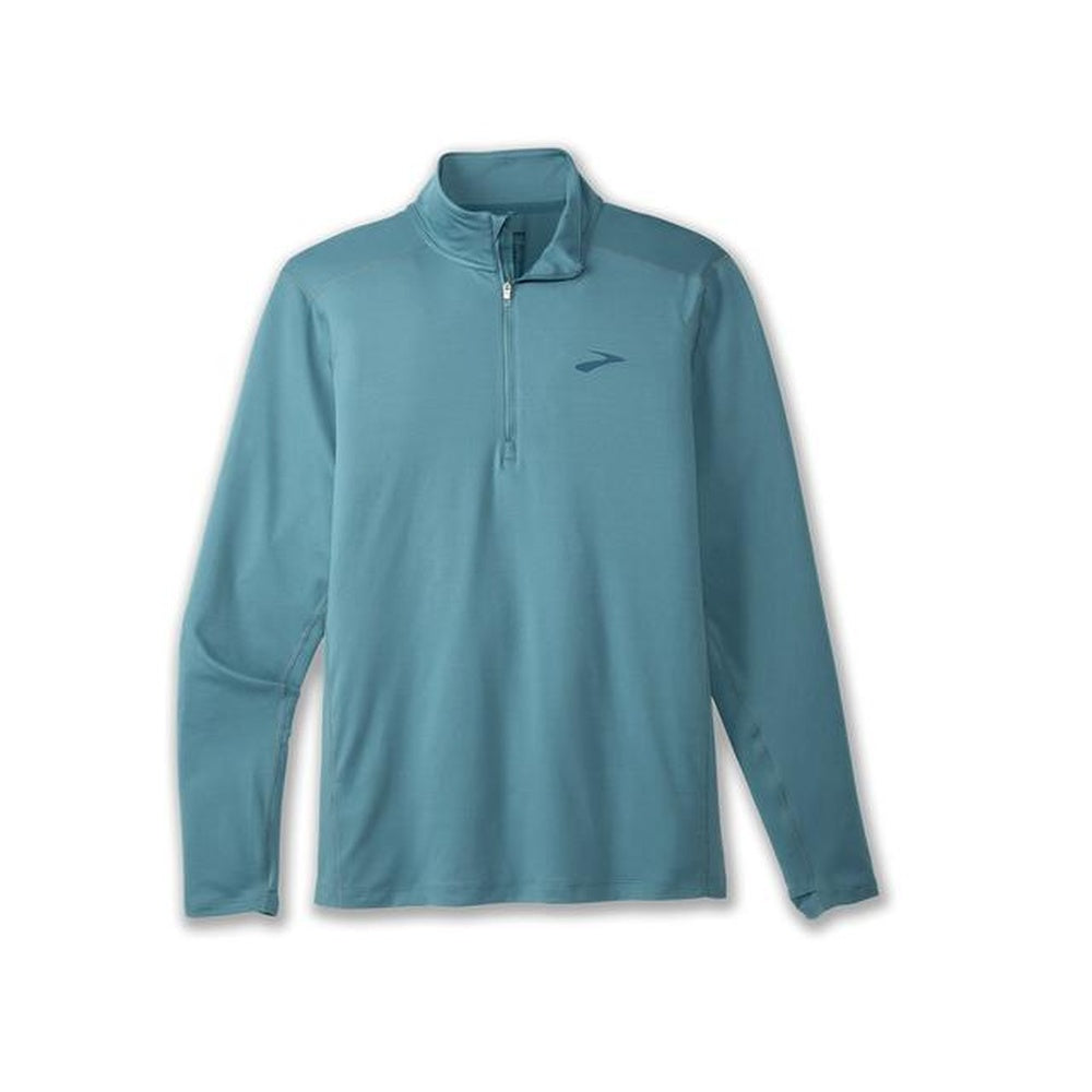 Brooks Dash 1/2 Zip 2.0 Men's long sleeve pullover in HTR Slate Blue