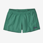 Patagonia Women's Barely Baggies Shorts in Early Teal green color