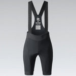 Gobik Limited 6.0 Women's Black Bib Short front view with label showing size M