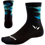 Swiftwick Vision Six Socks - Cubic Black