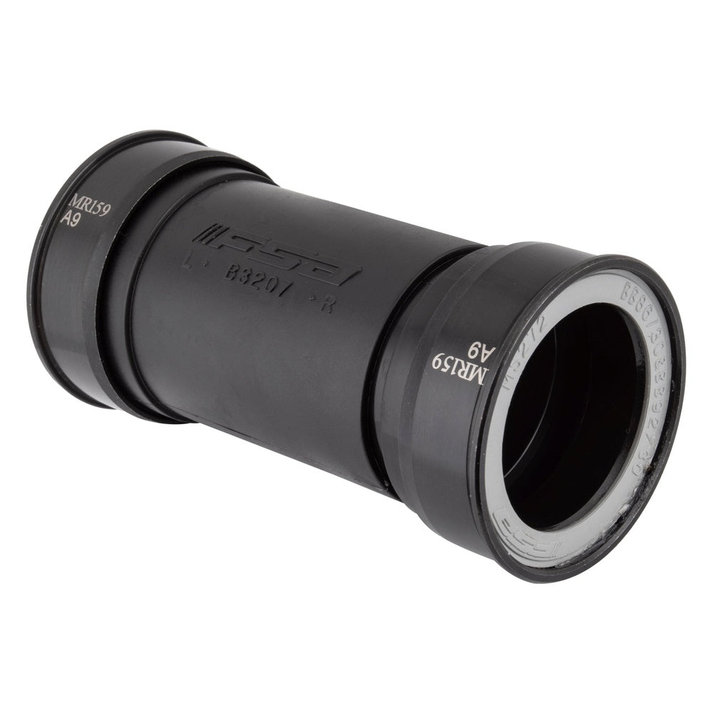 FSA BB86 to 386 EVO bottom bracket adapter in black