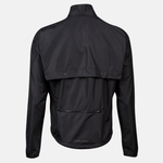 Pearl Izumi Quest Barrier Men's Jacket in black showing back view with ventilation panel