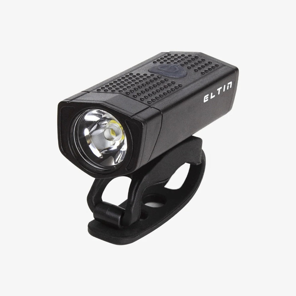 ELTIN black bike light with LED bulb and handlebar mount