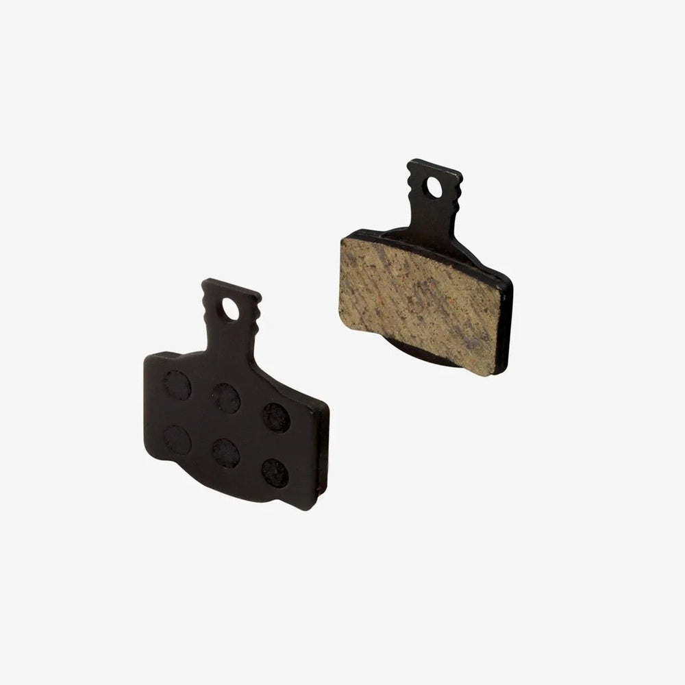 Eltin disc brake pads for Magura MT series showing black backing with tan friction material