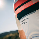 Gobik CX Pro 2.0 cycling jersey in Pink Streak colorway with striped pattern