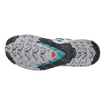 Salomon XA Pro 3D GTX women's trail running shoe sole in gray and teal