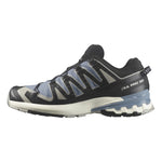 Salomon XA Pro 3D trail running shoe in blue gray and black colorway