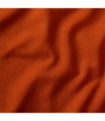 Close-up texture detail of Brooks Atmosphere Short Sleeve 2.0 in Red Clay color