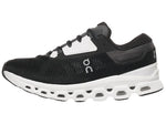 On Cloudstratus 3 men's running shoe in black with white CloudTec sole