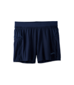 Brooks Sherpa 5 inch 2-in-1 men's running shorts in navy blue