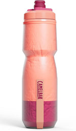 CamelBak Podium Chill water bottle in coral pink burgundy gradient reflective ghost pattern