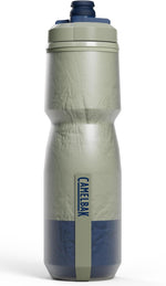CamelBak Podium Chill water bottle in sage green with navy accents