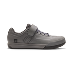 Fox Racing Union Clipless MTB Shoes in mocha gray colorway with velcro strap