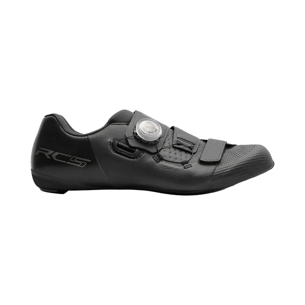 Shimano RC502 black cycling shoes with BOA dial and ventilated design