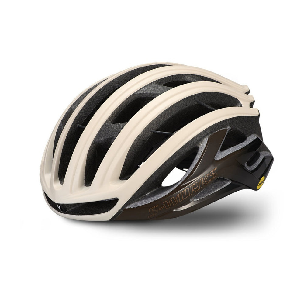 Specialized S-Works Prevail II Vent with ANGi - Matte Sand/Gloss Dopio