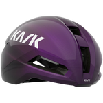 Kask Nirvana aerodynamic cycling helmet in ultraviolet purple with ventilation ports