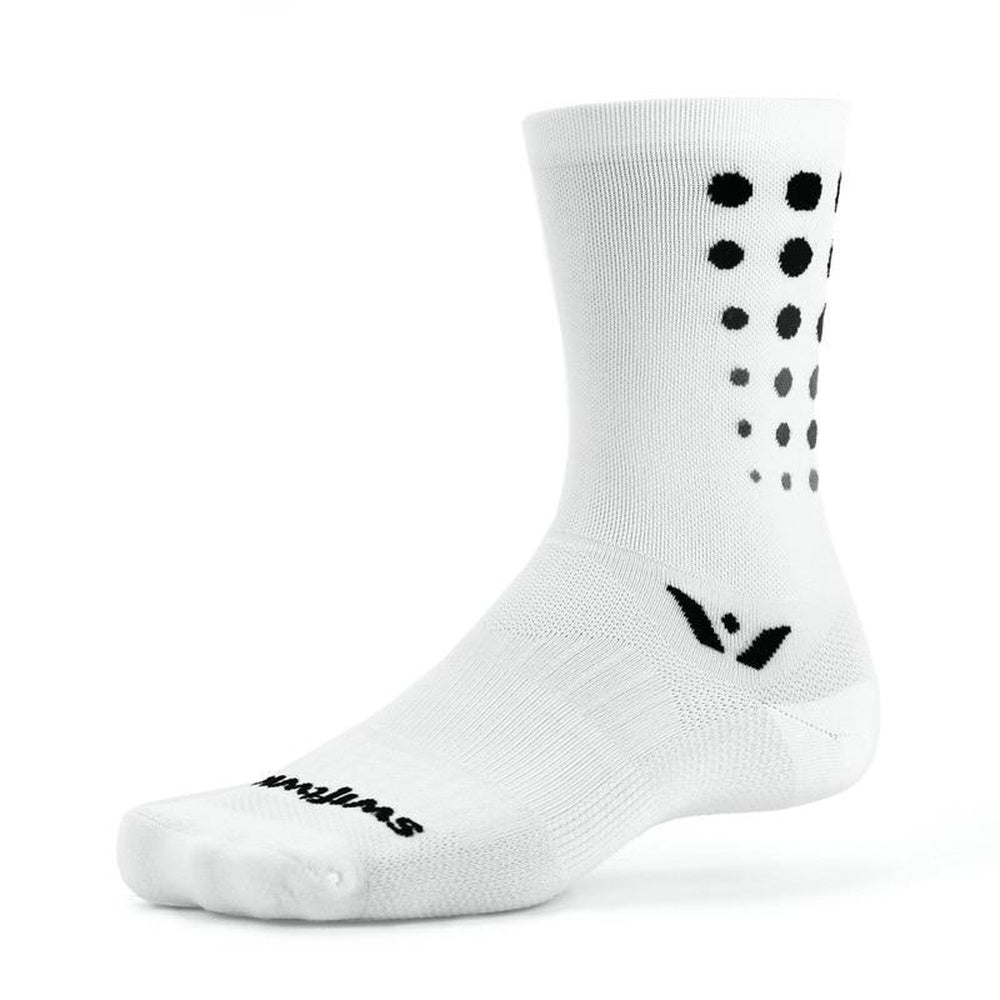 Swiftwick Vision Six Socks - Flare White